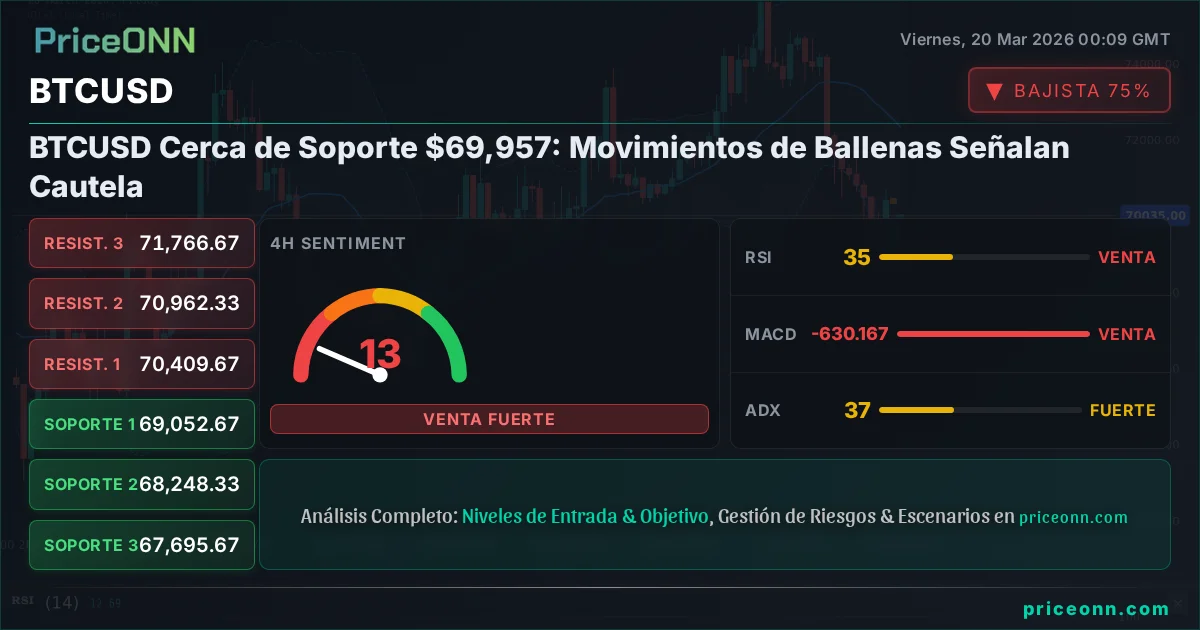 BTCUSD Análisis Técnico | PriceONN