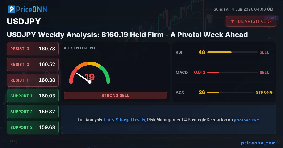 USDJPY Technical Analysis | PriceONN