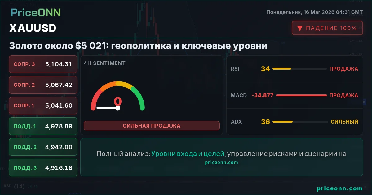 XAUUSD Insight Card