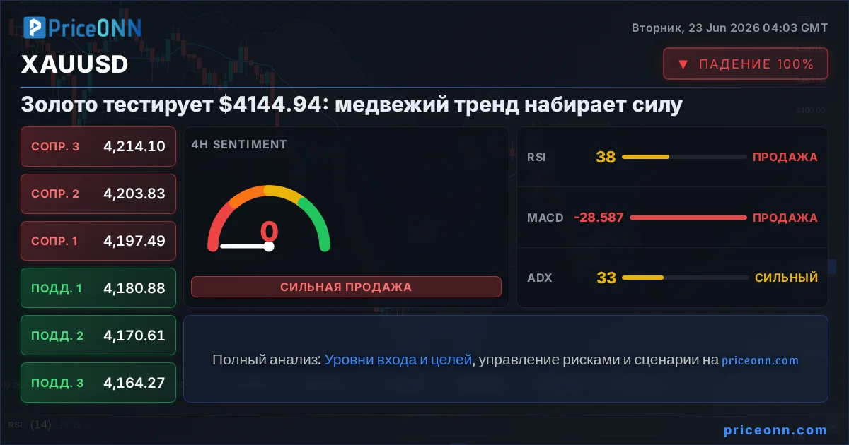 XAUUSD Insight Card