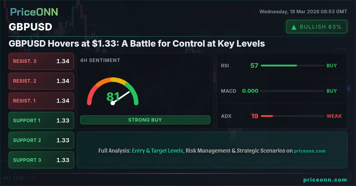 GBPUSD Technical Analysis | PriceONN