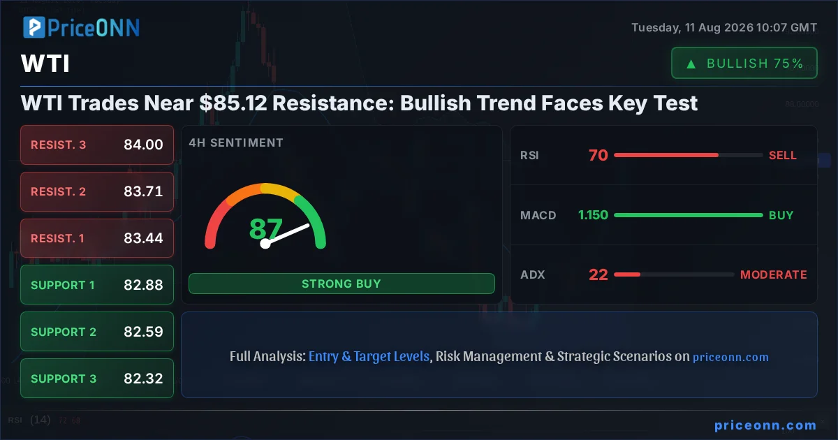 WTI Technical Analysis | PriceONN