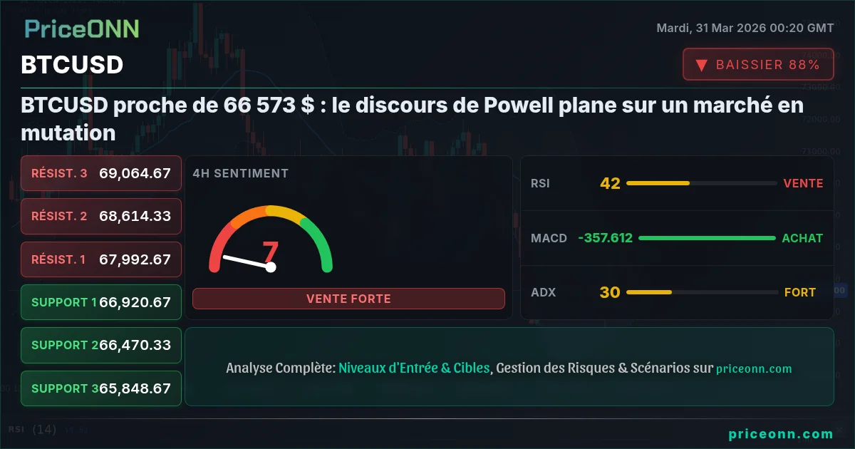 BTCUSD Analyse Technique | PriceONN