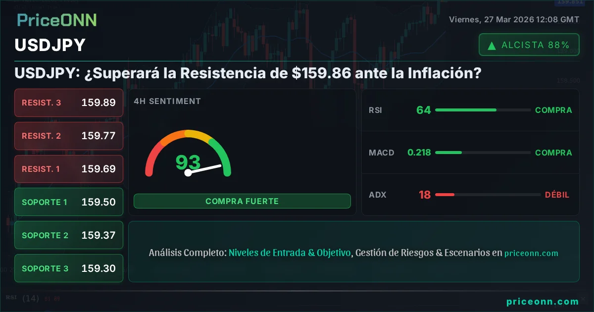 USDJPY Análisis Técnico | PriceONN