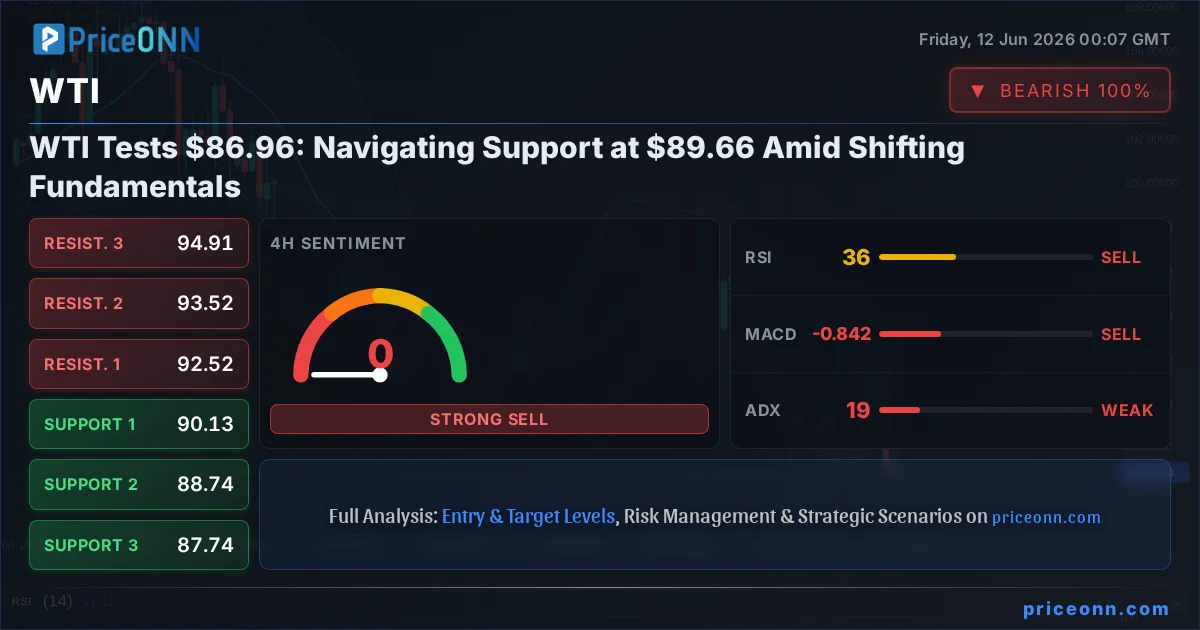 WTI Technical Analysis | PriceONN