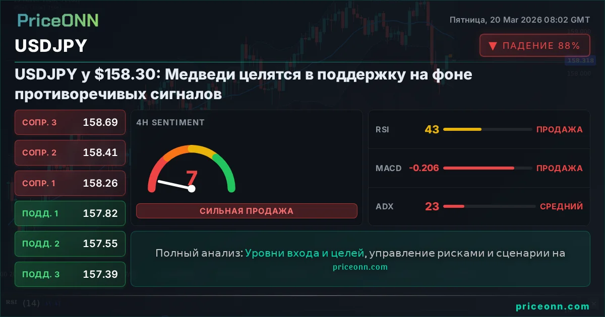 USDJPY Технический Анализ | PriceONN