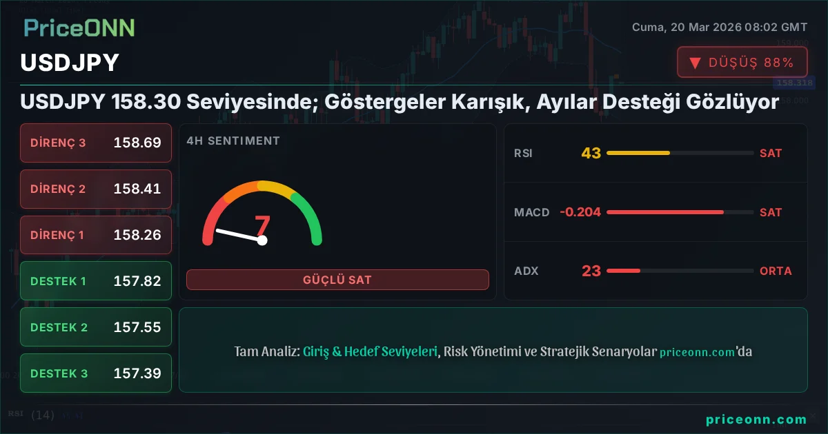 USDJPY Teknik Analiz | PriceONN
