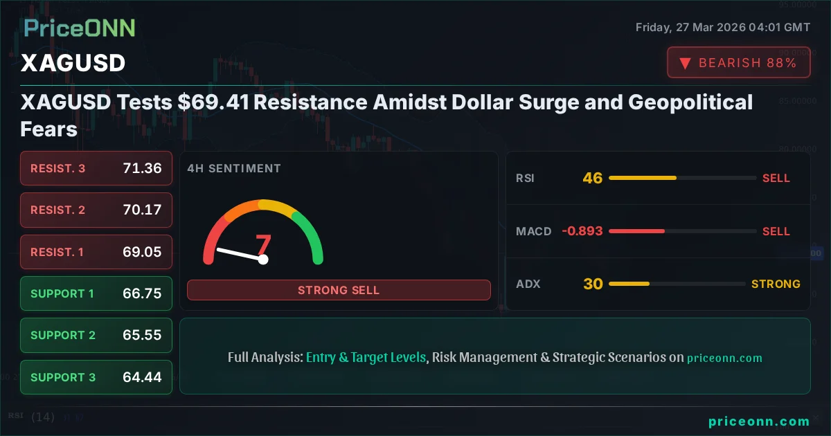 XAGUSD Technical Analysis | PriceONN