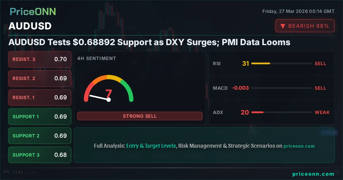 AUDUSD Technical Analysis | PriceONN