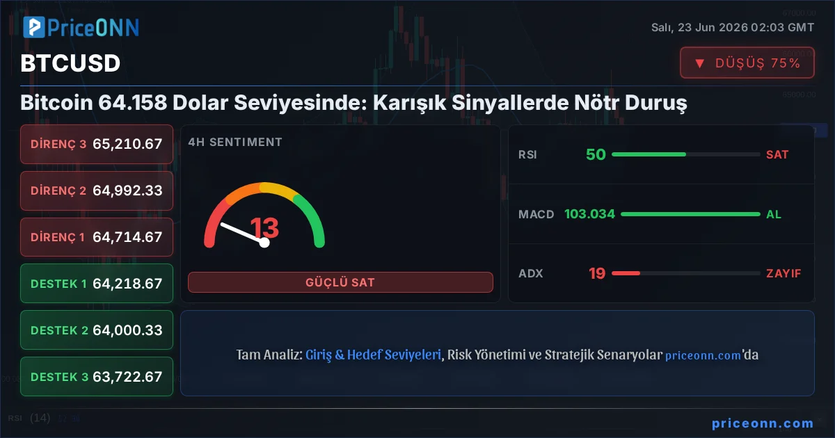 BTCUSD Teknik Analiz | PriceONN