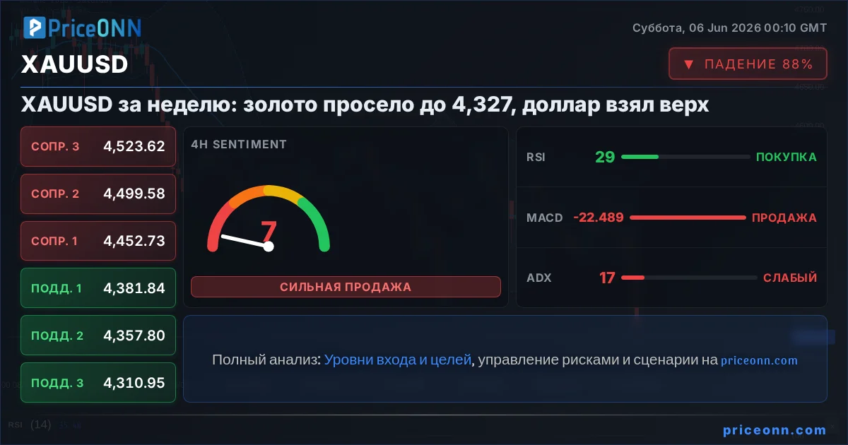 XAUUSD Insight Card