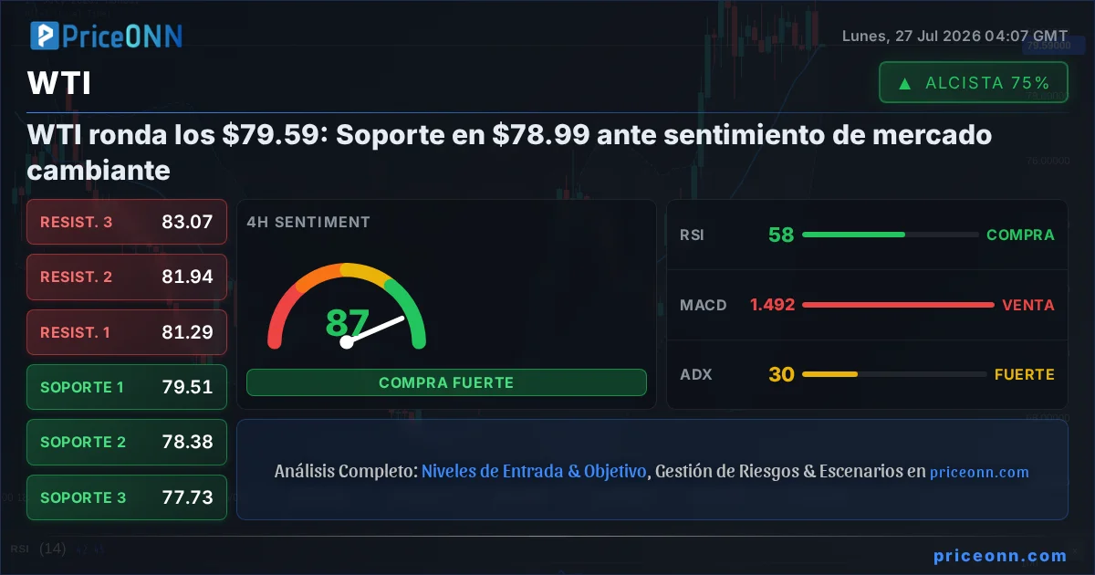 WTI Análisis Técnico | PriceONN