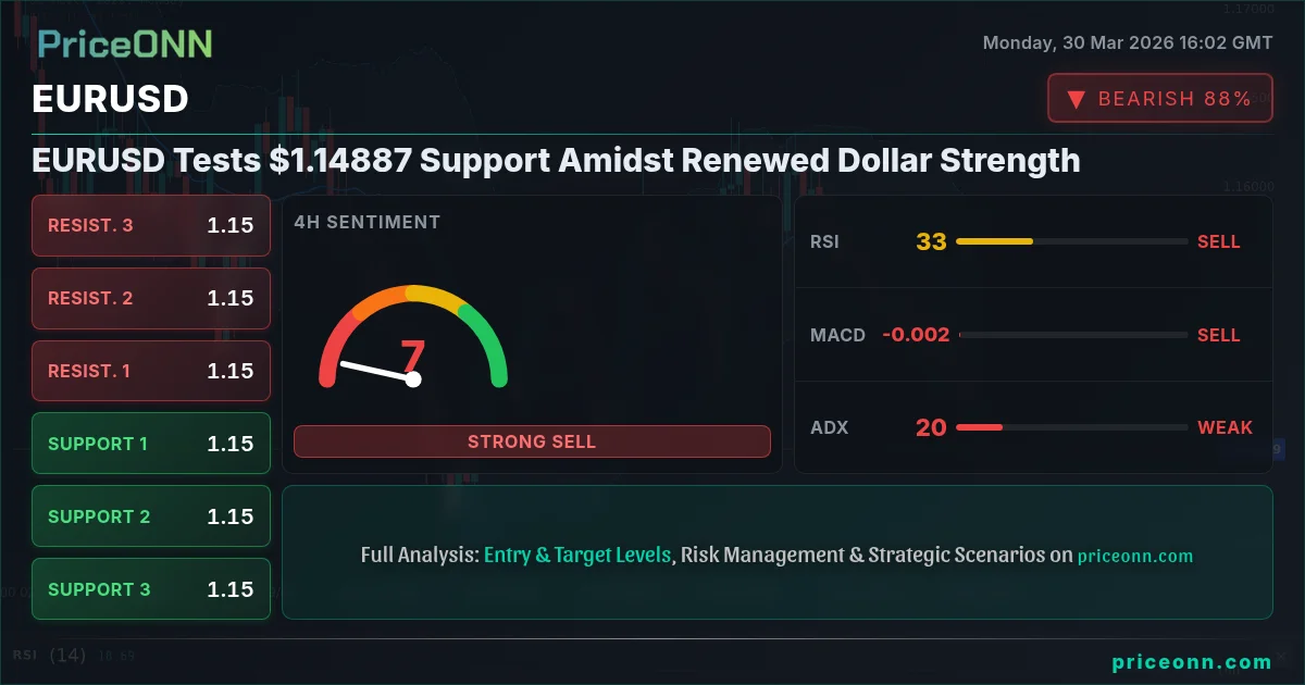 EURUSD Technical Analysis | PriceONN