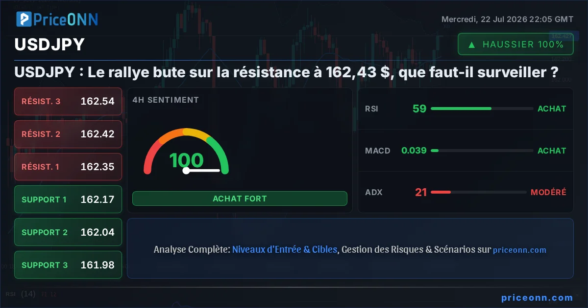 USDJPY Analyse Technique | PriceONN