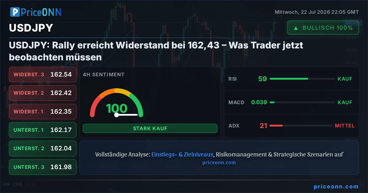USDJPY Technische Analyse | PriceONN