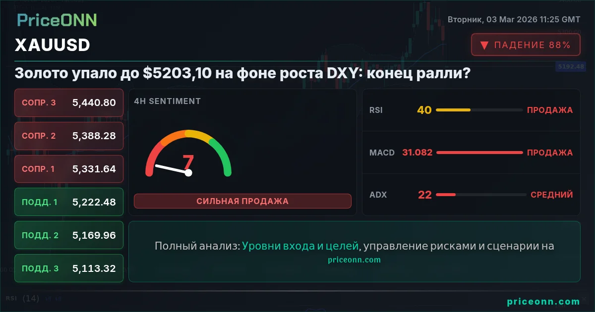 XAUUSD Insight Card