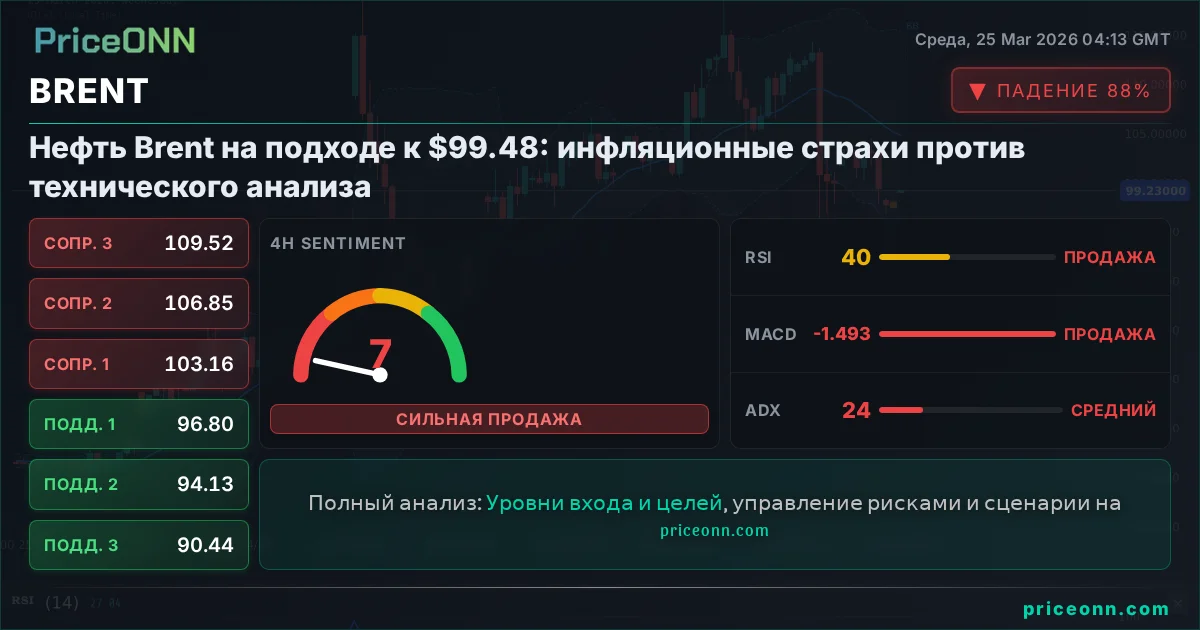 BRENT Технический Анализ | PriceONN