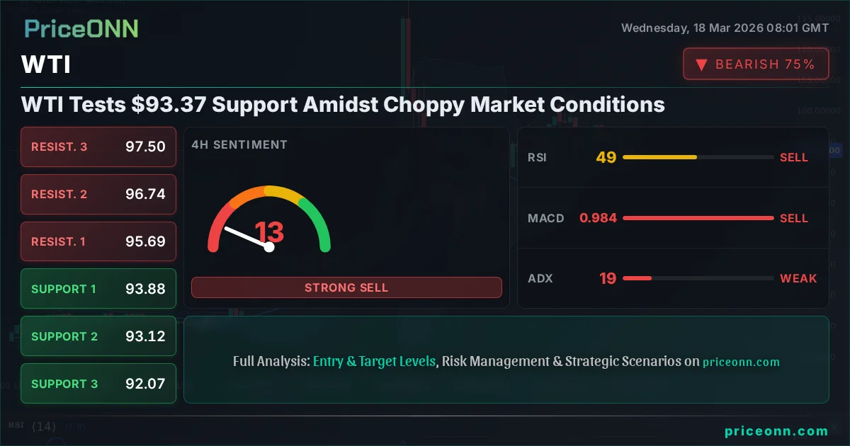 WTI Technical Analysis | PriceONN