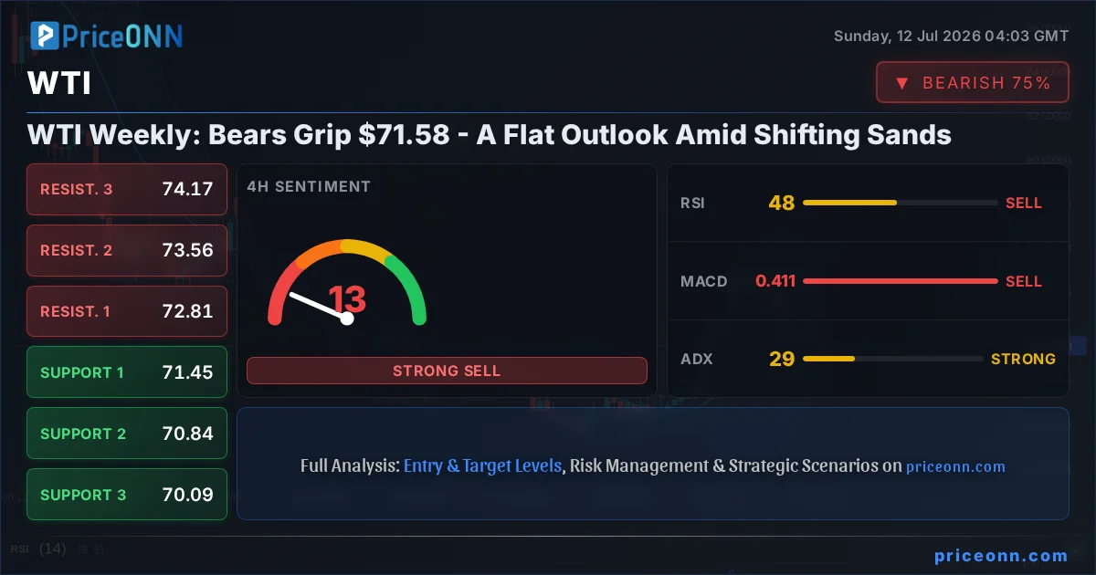 WTI Technical Analysis | PriceONN
