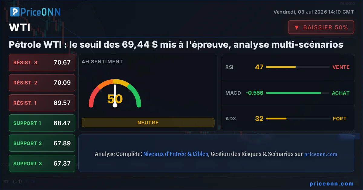 WTI Analyse Technique | PriceONN