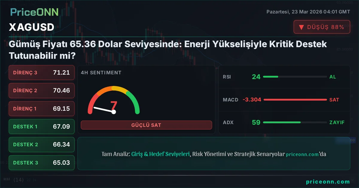 XAGUSD Teknik Analiz | PriceONN