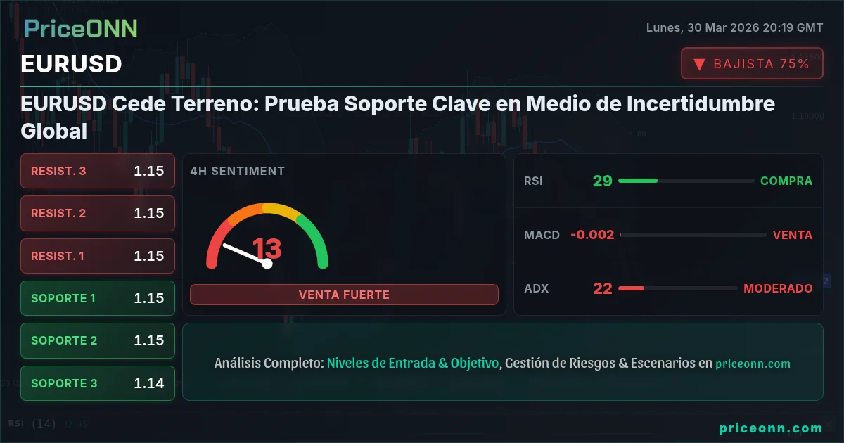 EURUSD Análisis Técnico | PriceONN