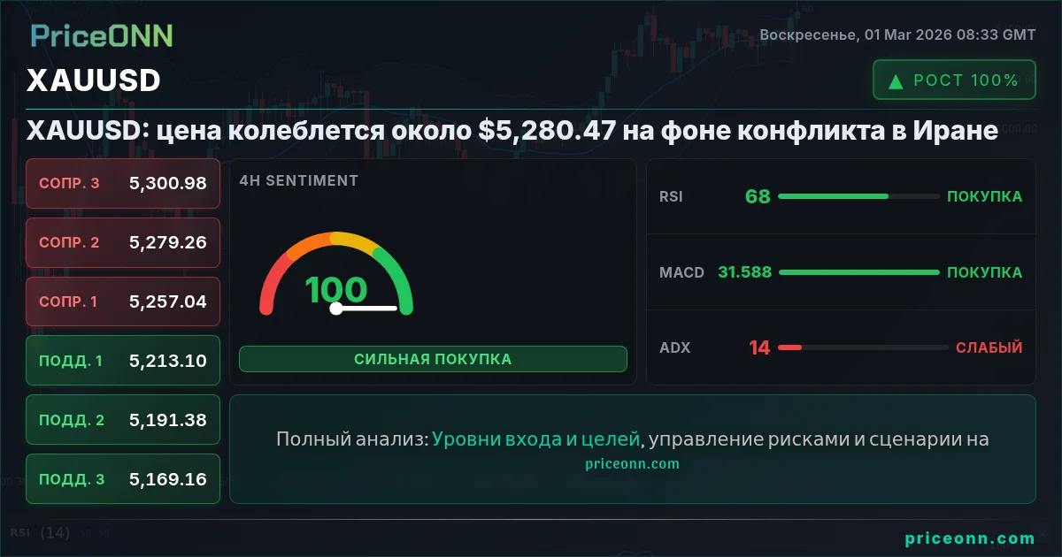 XAUUSD Insight Card