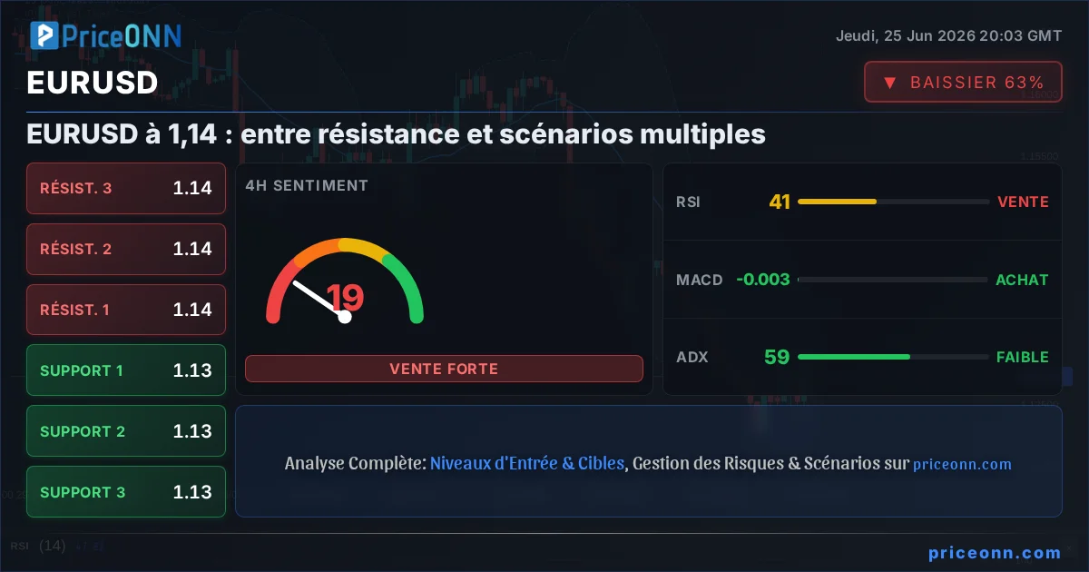 EURUSD Analyse Technique | PriceONN