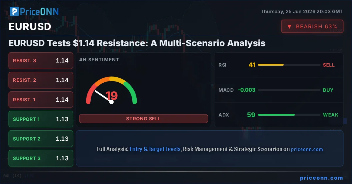 EURUSD Technical Analysis | PriceONN