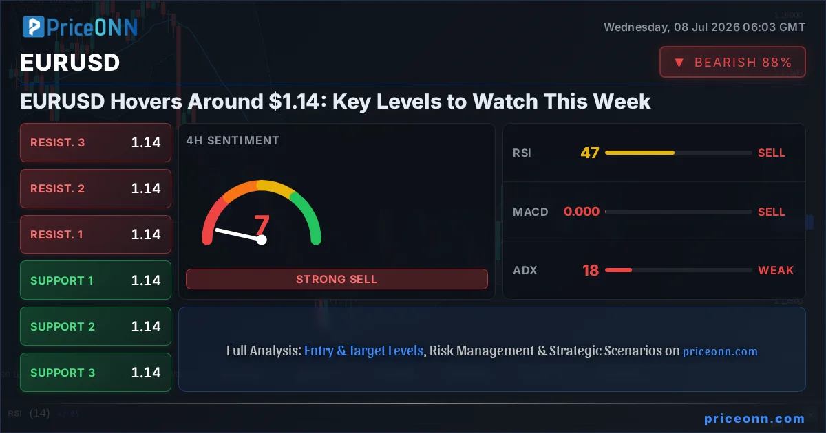 EURUSD Technical Analysis | PriceONN