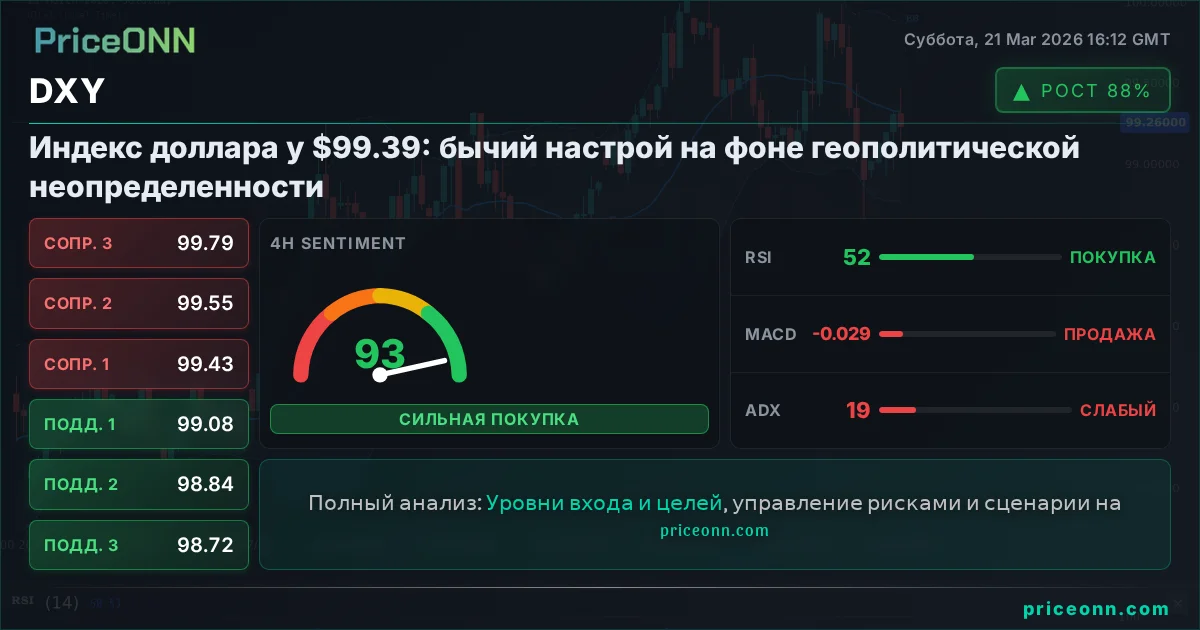 DXY Технический Анализ | PriceONN