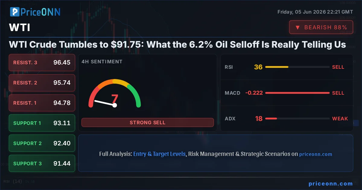 WTI Technical Analysis | PriceONN