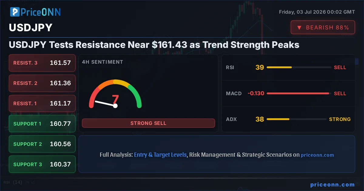 USDJPY Technical Analysis | PriceONN