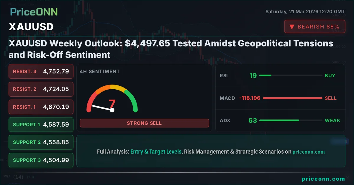 XAUUSD Technical Analysis | PriceONN