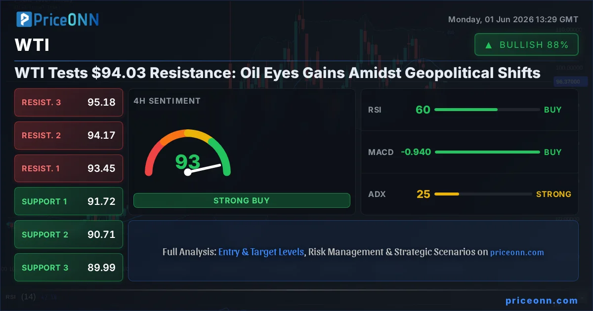 WTI Technical Analysis | PriceONN