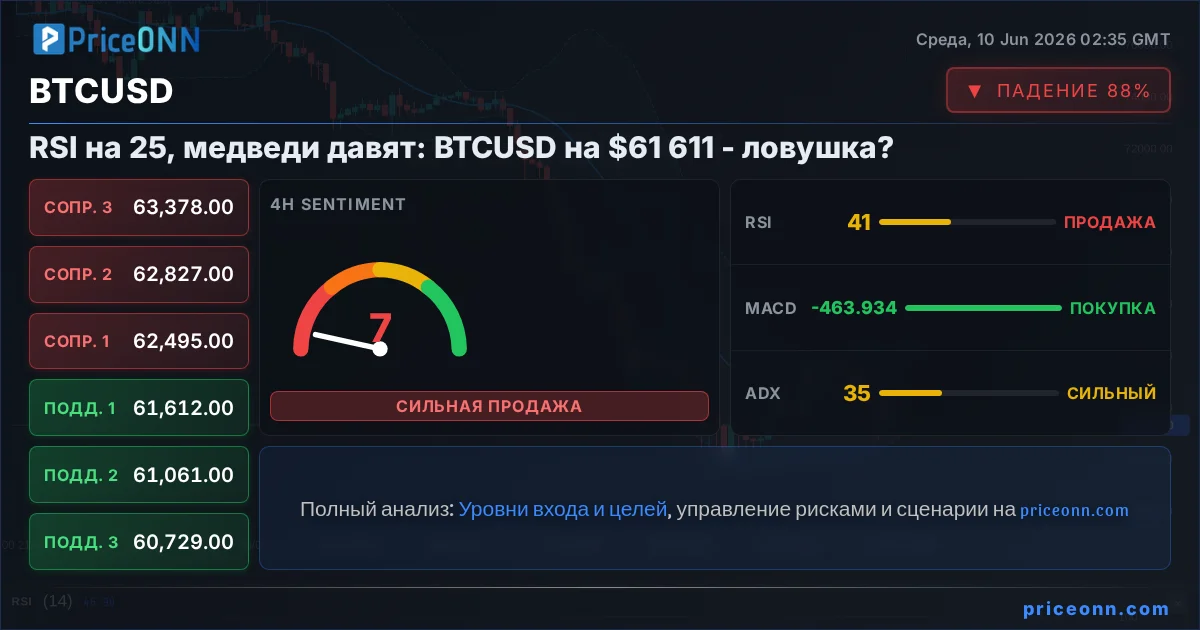 BTCUSD Insight Card