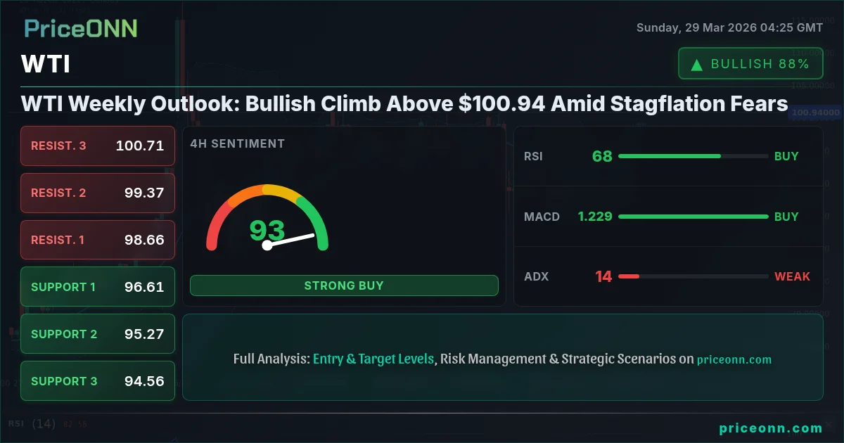 WTI Technical Analysis | PriceONN