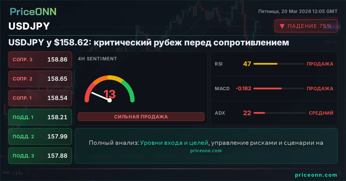 USDJPY Технический Анализ | PriceONN