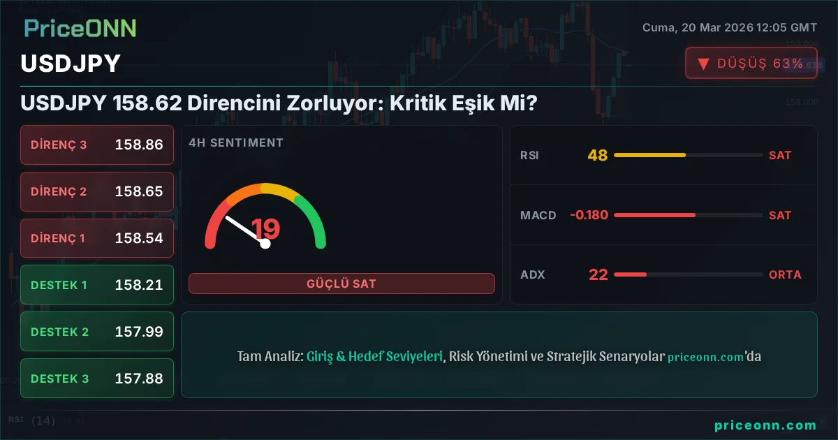 USDJPY Teknik Analiz | PriceONN