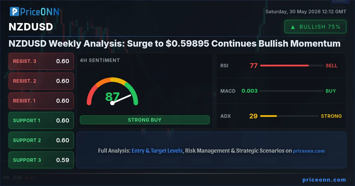 NZDUSD Technical Analysis | PriceONN