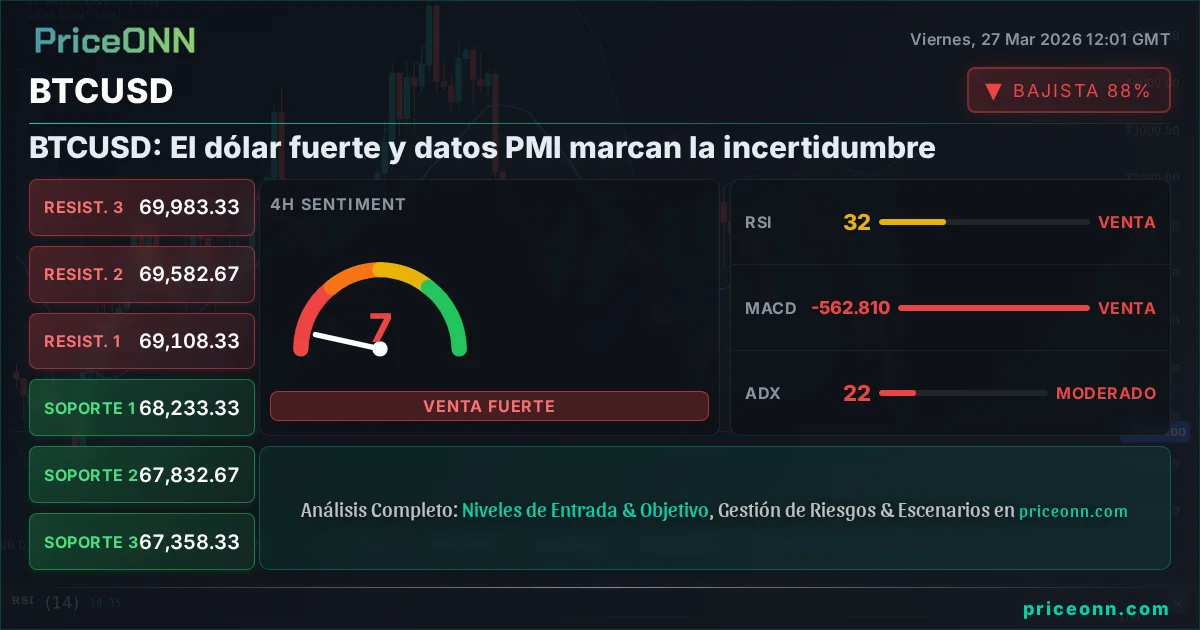 BTCUSD Análisis Técnico | PriceONN