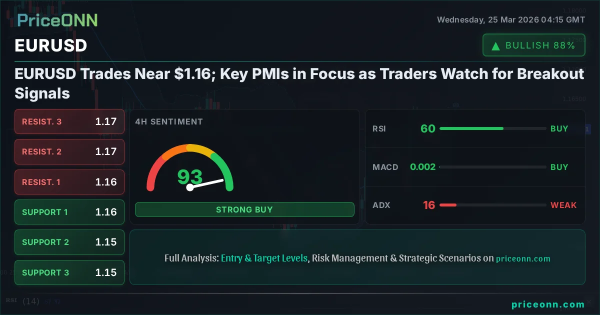 EURUSD Technical Analysis | PriceONN