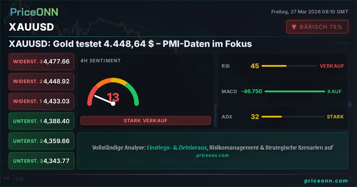 XAUUSD Technische Analyse | PriceONN
