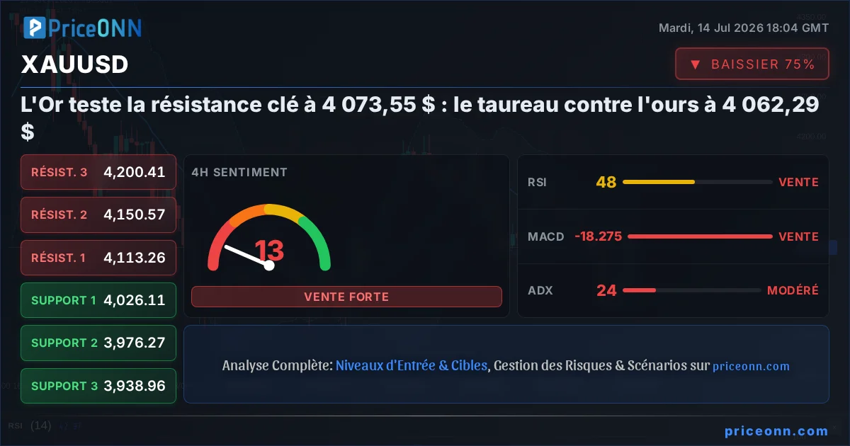 XAUUSD Insight Card