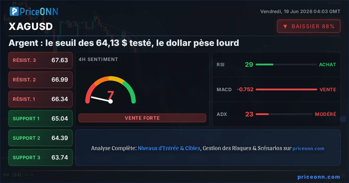 XAGUSD Analyse Technique | PriceONN