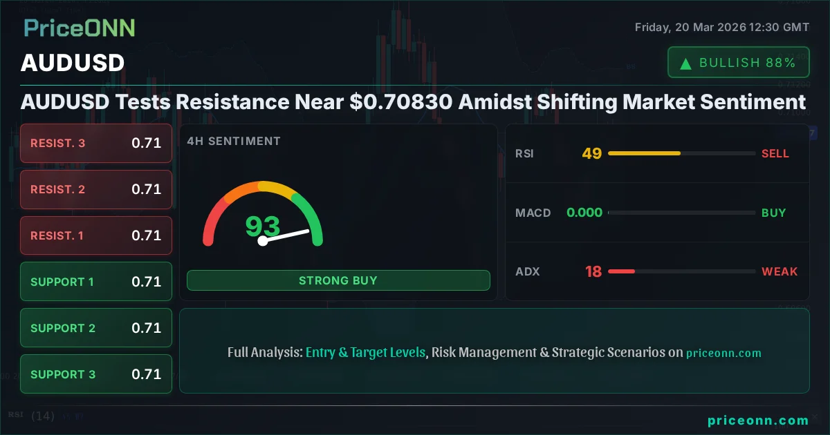 AUDUSD テクニカル分析 | PriceONN