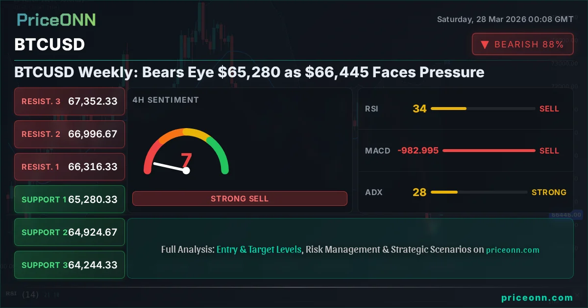 BTCUSD Technical Analysis | PriceONN