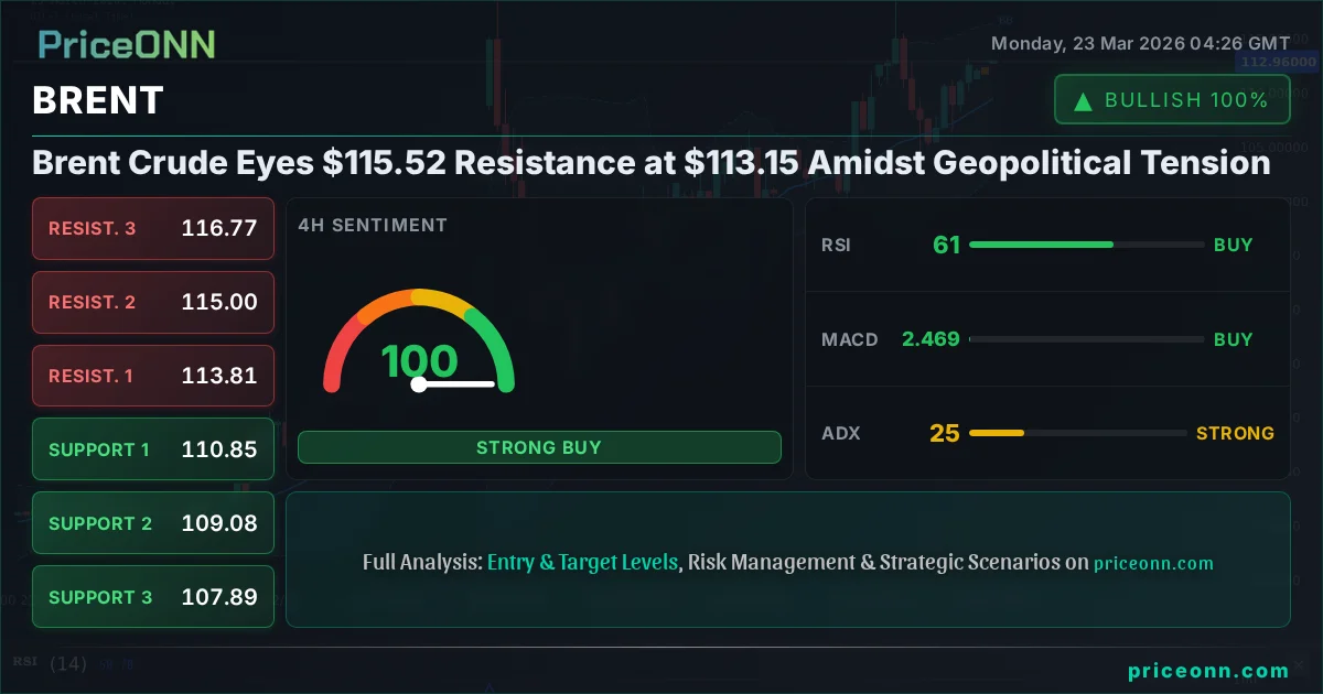 BRENT Technical Analysis | PriceONN