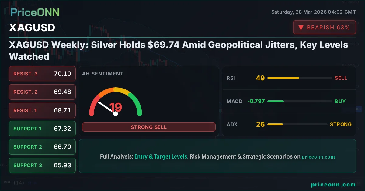 XAGUSD テクニカル分析 | PriceONN