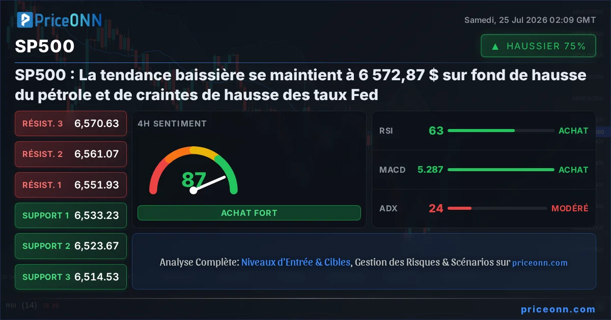 SP500 Analyse Technique | PriceONN